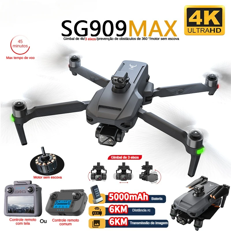 Drone Racing Camera - Zll sg909 sg909max drone profissional com