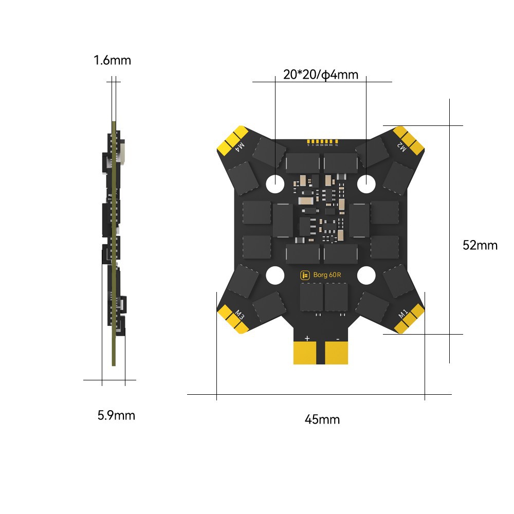 Controlador de Voo iFlight Bor - Drone Racing Frame avaliação e preço